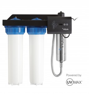 Integrated high flow uv system for water purification